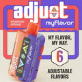 Adjust MyFlavor 40K Disposable vape with 40000 puffs sleek design and premium performance