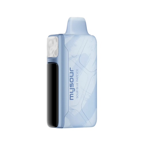 Adjust MySour Disposable Vape 40K - Sour Blue Razz Ice.