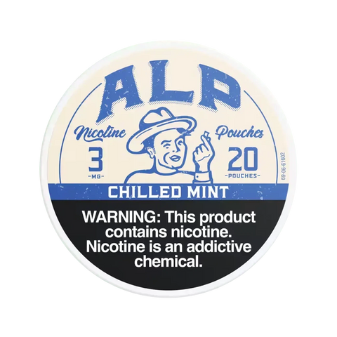 ALP Nicotine Pouches Chilled Mint flavor offers icy mint freshness with smooth satisfaction