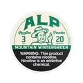 ALP Nicotine Pouches Mountain Wintergreen for bold, lasting coolness