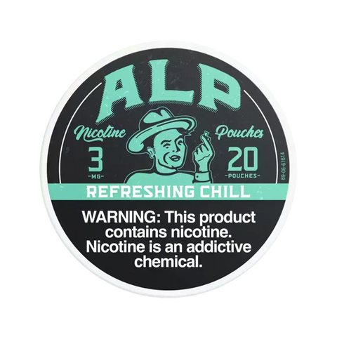 ALP Nicotine Pouches Refreshing Chill delivering max cool impact