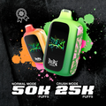 Beri Crush 50K Disposable Vape with 50000 puffs dual modes smart display and USB-C battery power max
