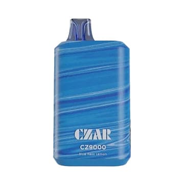 CZAR CZ9000 Disposable Vape Blue Razz Lemon flavor sweet raspberry and citrus balance