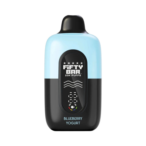 Fifty Bar V2 20K Disposable Vape – Blueberry Yogurt