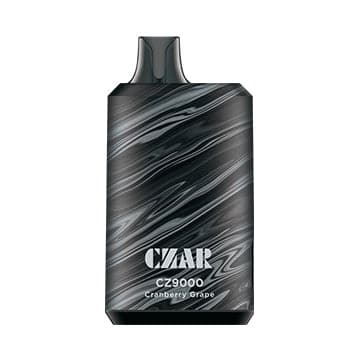 CZAR CZ9000 Disposable Vape Cranberry Grape flavor tart cranberry with juicy grape blend