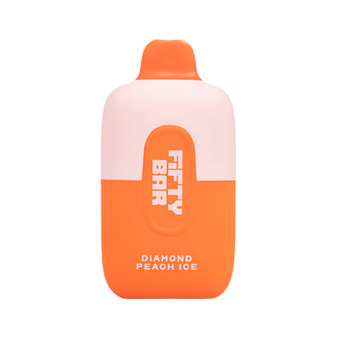 Fifty Bar 6500 Puffs Disposable Vape – Diamond Peach Ice