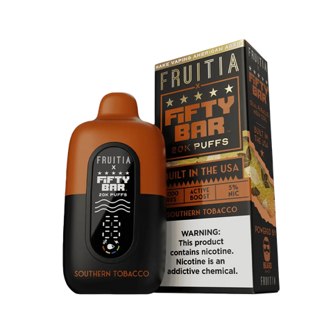 Fifty Bar X Fruitia 20K Disposable Vape – Southern Tobacco