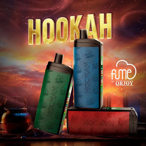 Fume Hookah 20K 2% Disposable Vape with assorted hookah-inspired fruit and mint blends