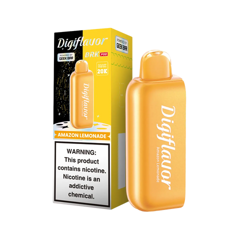 Digiflavor BRK Pods 20K Disposable – Amazon Lemonade flavor.