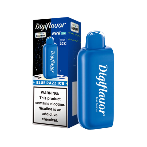 Digiflavor BRK Pods 20K Disposable – Blue Razz Ice.