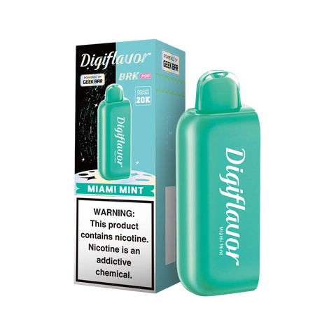 Digiflavor BRK Pods 20K Disposable – Miami Mint.