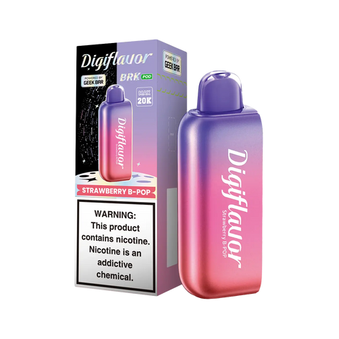 Digiflavor BRK Pods 20K Disposable – Strawberry B-POP.
