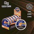 Geek Bar G-Pulse Nicotine Pouches in 6mg, 10mg, and 15mg with assorted flavors