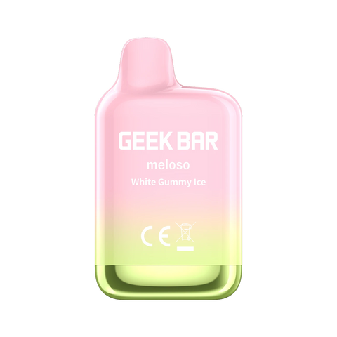 Geek Bar Meloso Mini 1500 Disposable Vape – White Gummy Ice flavor