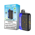 Geek Bar Pulse X Jam Edition Blueberry Jam flavor disposable vape with 25,000 puffs and 3D curved screen