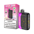 Geek Bar Pulse X Raspberry Jam flavor, 25,000 puff disposable vape with USB-C charging and adjustable airflow