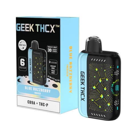 Geek THCX Pulse 6g Disposable – Blue Razzberry Indica strain