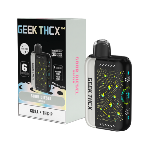 Geek THCX Pulse 6g Disposable – Sour Diesel Sativa strain