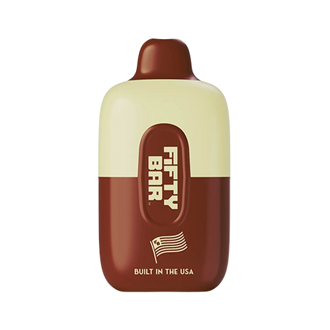 Fifty Bar 6500 Puffs Disposable Vape – Gold Tobacco