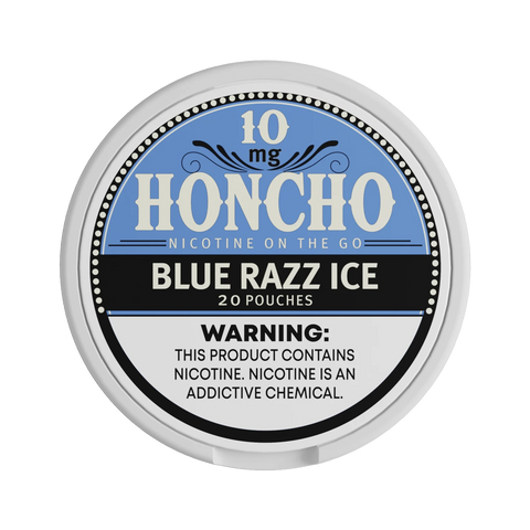 Blue Razz Ice Honcho Nicotine Pouches – 10mg