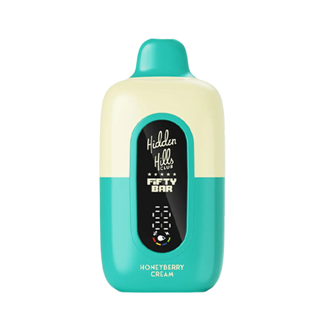 Hidden Hills x Fifty Bar 20K Disposable Vape – Honeyberry Cream