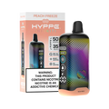 Peach Freeze – Hyppe 50000 puff vape with chilled peach sensation