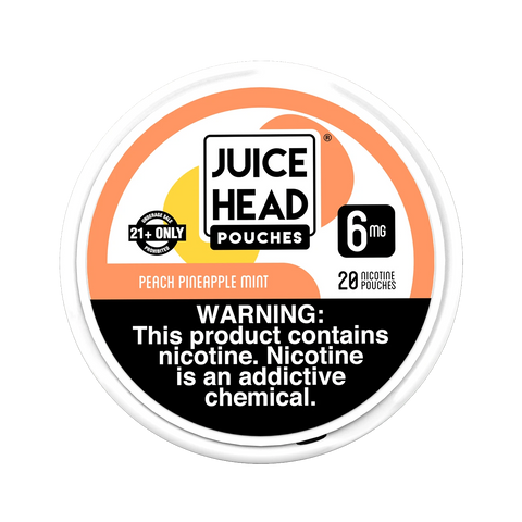 Juice Head Nicotine Pouches 6mg -Peach Pineapple Mint flavor