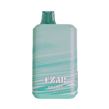 CZAR CZ9000 Disposable Vape Lemon Mint flavor citrus brightness with cool minty finish