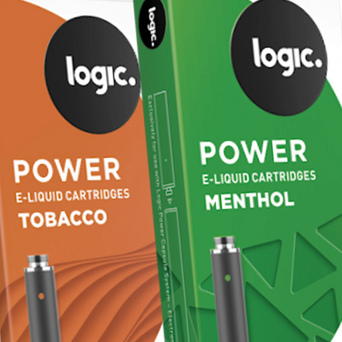 Logic Power Cartridges 2.7% Nicotine – 2-Pack Refill Compatible with Logic Power Kit