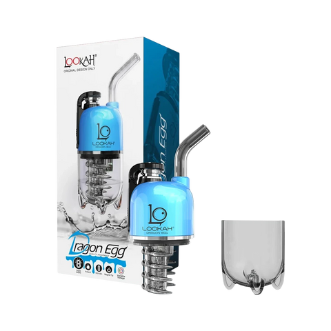 Lookah Dragon Egg E-Rig in Blue – Cool-toned and vibrant design