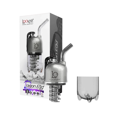 Lookah Dragon Egg Portable Dab Rig in Gray – Subtle and minimalist style
