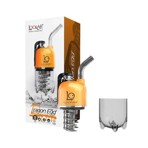 Lookah Dragon Egg E-Rig in Orange – Bold and energetic design