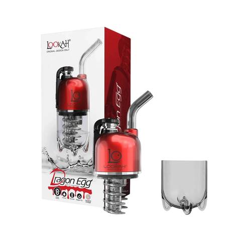 Lookah Dragon Egg E-Rig in Red – Intense and powerful color tone