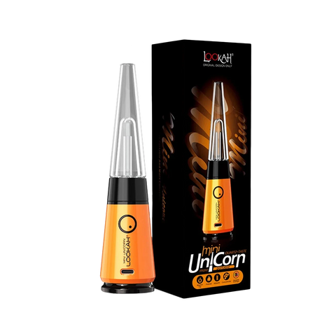 Lookah Unicorn Mini Electric Dab Rig in Orange color