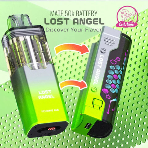 Lost Angel Mate 50K Disposable Battery – 1000mAh USB-C Rechargeable Vape Device