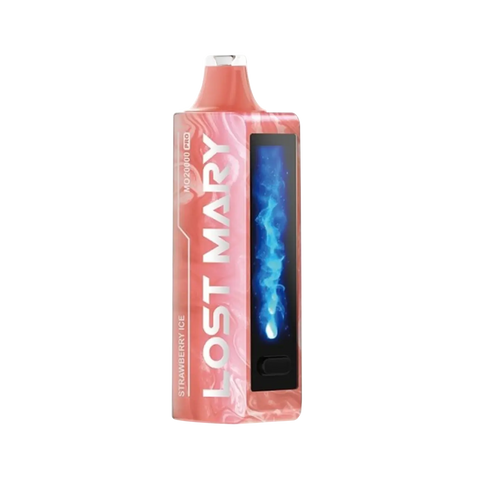 Lost Mary MO20000 Pro Strawberry Ice flavor with icy strawberry graphics