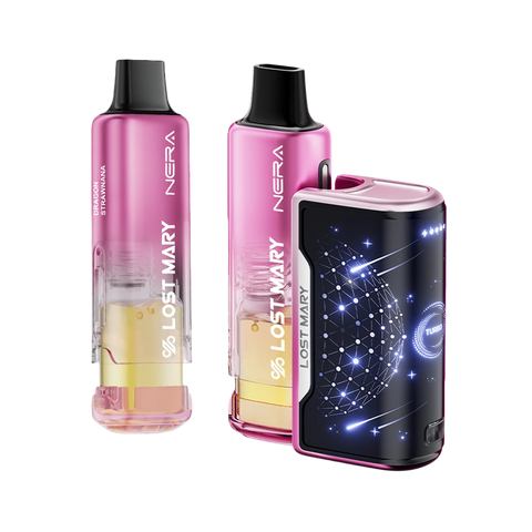 Dragon Strawnana Lost Mary NERA Fullview 70K Disposable Kit with Turbo Mode and dual 35K puff pods