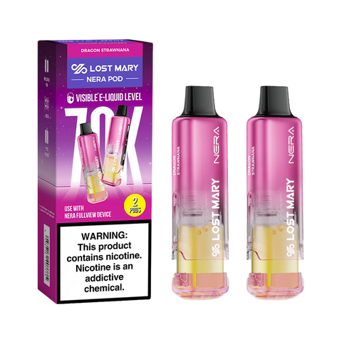 Dragon Strawnana – Dual-Pod Vape with Sweet Berry Banana Flavor