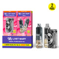 Lost Mary Nera Pureview 40K in Rocket Freeze flavor with draw-activated firing for user-friendly operation