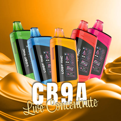 Lost THC V3 7.5g CB9A Disposable vape with ceramic coil and smart display