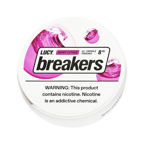 Lucy Breakers 8mg Nicotine Pouches – Berry Citrus flavor
