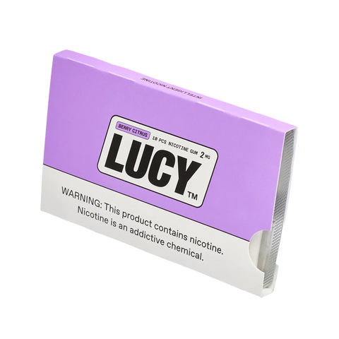 Lucy Nicotine Gum – 2mg – Berry Citrus flavor