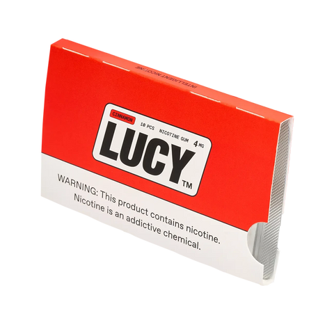 Lucy Nicotine Gum – 4mg – Cinnamon flavor