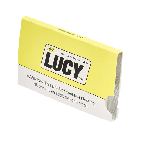 Lucy Nicotine Gum – 4mg – Mango flavor