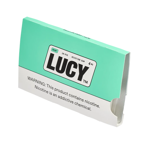 Lucy Nicotine Gum – 4mg – Mint flavor
