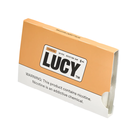 Lucy Nicotine Gum – 6mg – Espresso flavor