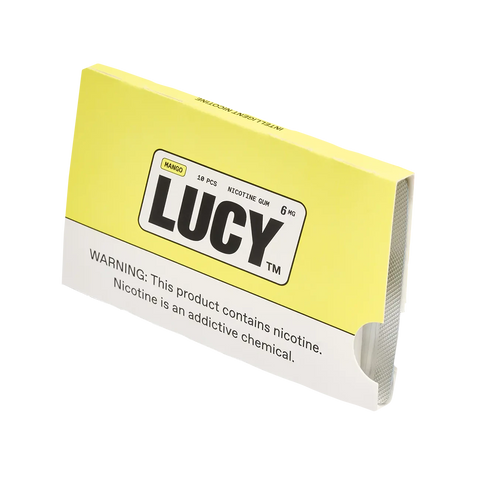 Lucy Nicotine Gum – 6mg – Mango flavor
