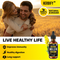 Herbify Organic Mullein 60000mg – Natural and vegan supplement for lung cleanse and immune support