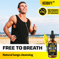 Herbify Mullein Extract – 60000mg lung cleanse for smokers, promotes clear breathing and active lifestyle