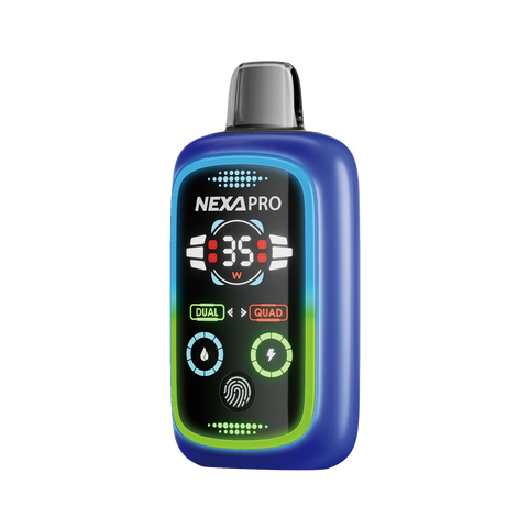 Nexa Pro 30K Blue Razz Icy – tart blueberry and icy raspberry flavor